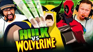 HULK VS WOLVERINE MOVIE REACTION Underrated Marvel Animation Movie  Deadpool  XMen [upl. by Oneil]