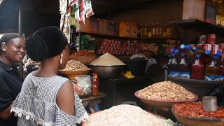 A VISIT TO POPULAR EKAE MARKET IN SAPELE ROAD BENIN CITY WATCH LATEST PRICE OF FOOD STUFF [upl. by Hereld348]