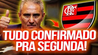 TITE VAI COMEÇAR O TRABALHO NO FLAMENGO NESSA SEGUNDA CONFIRMADO E JÁ TEM ATÉ O PLANEJAMENTO [upl. by Alhak]