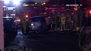 Double Fatal Multi Car Crash In Winnetka [upl. by Immak]