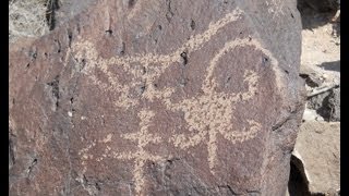 Viewing Ancient Petroglyphs from New Mexico [upl. by Durrace]