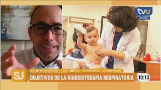 Kinesiólogo explica objetivos de la kinesioterapia respiratoria en los niños [upl. by Echikson635]