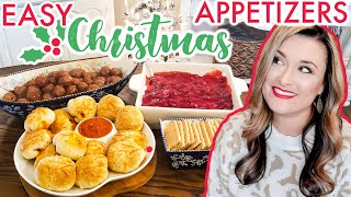 EASY CHRISTMAS APPETIZERS  TASTY HOLIDAY RECIPES  CookCleanAndRepeat [upl. by Aelem29]