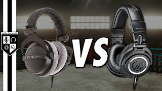 AudioTechnica ATHM50x vs Beyerdynamic DT 770 Pro  Why I Decided To Switch [upl. by Olympias154]