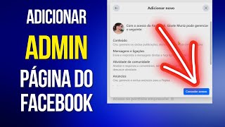 ADICIONAR ADMINISTRADOR NA SUA PÁGINA DO FACEBOOK  ATUALIZADO 2024 [upl. by Alvina]