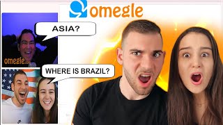 CONVERSANDO COM GRINGOS NO OMEGLE  Malu Neves [upl. by Oliver]