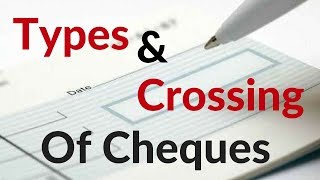 Types and Crossing of Cheques [upl. by Liw137]