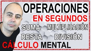 💥GRANDES ESTRATEGIAS Para Realizar SUMASRESTASMULTIPLICACIONES y DIVISIONES💥MATH TRICKS [upl. by Arlin]