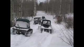 Argo 8x8s with snow tracks riding in Wyoming [upl. by Ahseele]