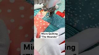 💥Micro Quilting A Meander On A Sewing Machine🔥 quilting thesewingchannel [upl. by Maren]