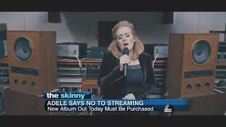 Adele Wont Stream New Album 25 [upl. by Katheryn]