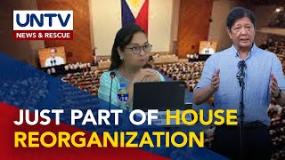 PBBM says Arroyo’s “demotion” part of House reorg understands VP Sara’s resignation from LAKAS CMD [upl. by Iveson615]