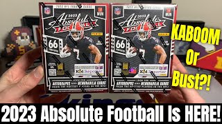 2023 ABSOLUTE FOOTBALL IS HERE Is It Kaboom Or Bust With These 25 Blaster Boxes [upl. by Sirred]