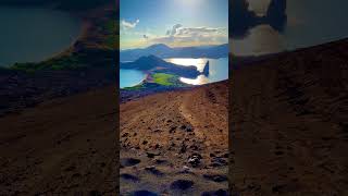 Stunning views of Pinnacle Rock in the Galapagos from Bartolome Island [upl. by Kcirdled161]