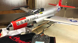 Freewing T33 Shooting Star UNBOXING AND ASSEMBLY review USAF 80mm EDF Jet [upl. by Yurt]