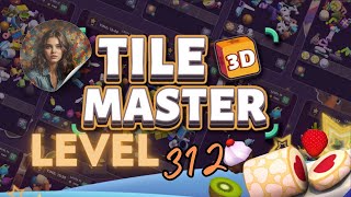 Tile Master 3D  Triple Match Level 312 [upl. by Hartzel]