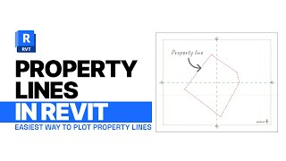 How to plot Property lines in Autodesk Revit 2024 tutorial [upl. by Firman]