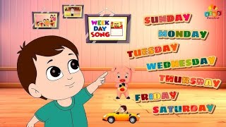 days of the week song🌈 cartoon song🌈little fairy cartoon [upl. by Steere453]