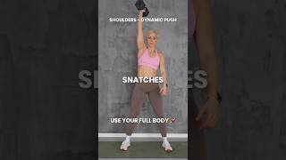 Snatches Use your full body for explosive strength and totalbody conditioning💥 [upl. by Eittam]