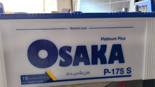 Osaka battery P175S Platinum plus battery 19plates me [upl. by Amitak]