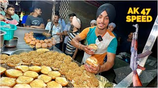 Jatt 30 Mr Speedy Singh ka Ak 47 Punjabi Burger  Street Food India [upl. by Siroval]