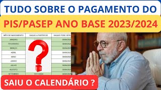 PIS PASEP 2024 Quando Será Feito O Pagamento Do PIS PASEP  Quem Poderá Receber O Abono Qual Data [upl. by Nagn229]