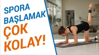 Evde Spor Yapalım  Fitness Başlangıç Egzersizi [upl. by Stclair]