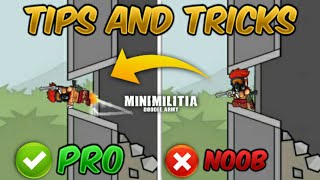 Top 10 Tips amp Tricks in Mini Militia that Everyone Should Know From NOOB TO PRO Guide [upl. by Egamlat796]