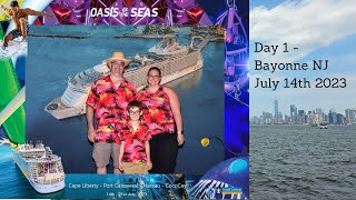 Oasis of the Seas July 14th 2023  Day 1 Bayonne NJ [upl. by Rossen]