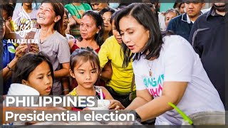 Philippines election Sole female candidate energising young voters [upl. by Patricia]