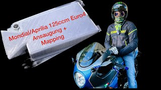 FB Mondial HPS Pagani SMXAprilia RS Tuono RST 125ccm Euro4 Tuningansaugung Softwaretuning 👀🏍️💨 [upl. by Naerda]