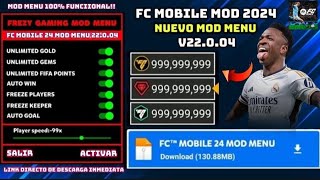 🤯FC MOBILE MOD MENU APK ILIMITAD 2024✅HACK MOD MENU PARA FC MOBILE MEDIAFIRE👑FC MOBILE HACKEADO 2024 [upl. by Ainnos]