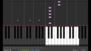 Beautiful Piano Song Synthesia  Cold by Jorge Méndez [upl. by Acquah]