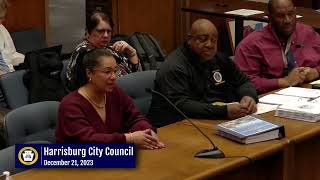 Harrisburg City Council Legislative Session 122123 [upl. by Nnep]