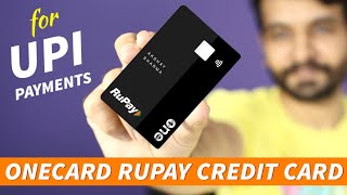 Onecard UPIRupay Credit Card Launched🔥🔥 [upl. by Nossaj]