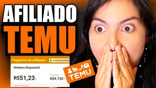 TEMU AFILIADOS Como Funciona Temu Afiliados Como Ganhar Dinheiro Com App Temu NOVA PLATAFORMA [upl. by Ehav]