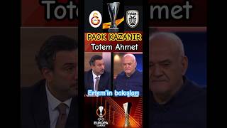 Galatasaray paok maçı Ahmet Çakar paok Galatasaray’ı yener Galatasaray gs avrupaligi uefa [upl. by Aipotu]