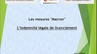 Comment calculer lindemnite légale de licenciement apres le 26 septembre 2017 [upl. by Baudin]