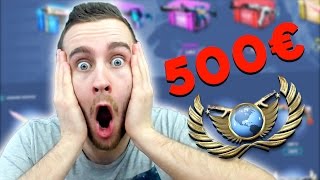 JOUVRE 500€ DE CAISSES CSGO [upl. by Yer]