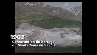 1962 la construction du barrage de MontCénis [upl. by Wieche]