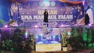 SMA Manbaul Falah Parage  Pidato Bahasa Inggris HARLAH Ke 2 SMANFAL [upl. by Demakis]