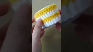 أفكار حياكة أفكار كروشيهحِرف يدوية أعمال كروشيه تلبيسة أكواب  Crochet cuploom knitting vidéo [upl. by Rases]