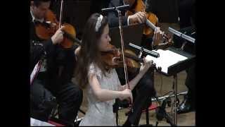 Tchaikovsky  Violin Concerto in D Major 2nd Mov 23  Anna Savkina 14 years old [upl. by Lenes231]