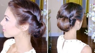 Romantic Twist Up Do ♥ Grecian Inspired [upl. by Kerwon]