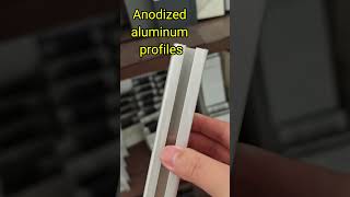 Anodized aluminum profile aluminiumprofile aluminumextrusion cnc [upl. by Hugo]