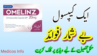 Omeprazole capsules IP 20 mg in Hindi  Omeprazole 20 mg  Omeprazole capsule  Omelinz 20mg capsule [upl. by Nogas]