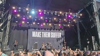 Make Them Suffer  Epitaph live in Tuska Helsinki Finland 2962024 [upl. by Aihsemek953]