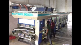 6 Colour Rotogravure Printing Machine For Sale  machinesalein [upl. by Dahl943]