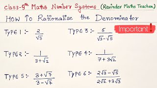 How to Rationalize the Denominators [upl. by Gifferd]