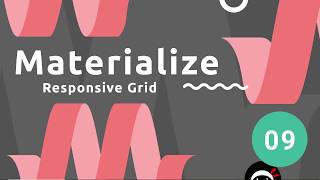 Materialize Tutorial 9  Responsive Grid [upl. by Riobard]